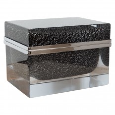 Rectangular covered Murano glass box