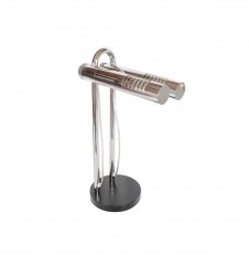 Single tubular chrome lamp