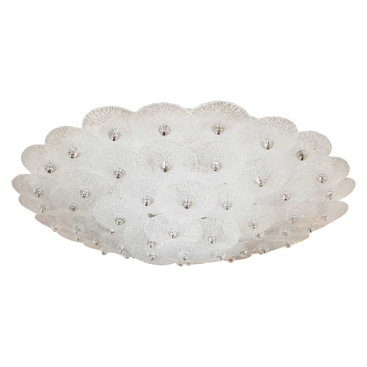 Monumental circular flush mount fixture Flush Mounts John Salibello