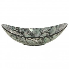 Lacquered shell bowl