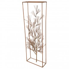 Metal tree wall applique