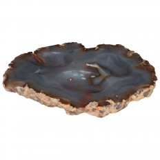 Carved agate dish