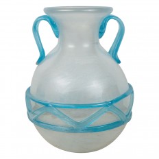 Scavo glass amphora style vase