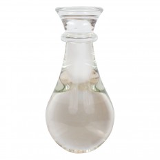 Glass bottle form sculpture 