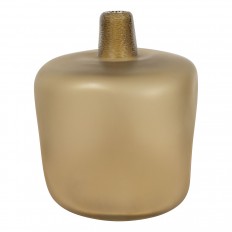 Smoky Murano glass vase