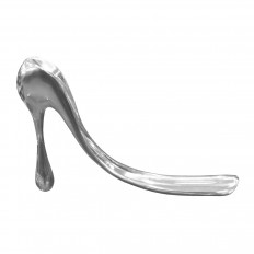 Polished nickel shoe horn 