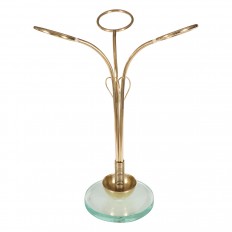 Unusual brass umbrella stand 