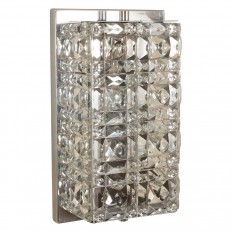 Single chrome sconce