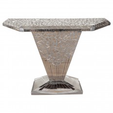 Mirrored mosaic console