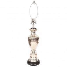 Single urn shaped mercury glass lamp 