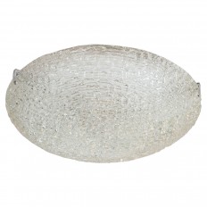Textured glass ceiling fixture 