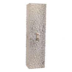 Single textured glass sconce