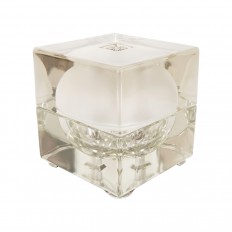 Cubosfera Glass Cube Table Lamp