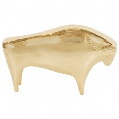 Modernist bull sculpture