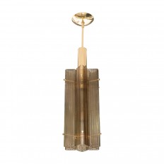 Smoked glass element pendant