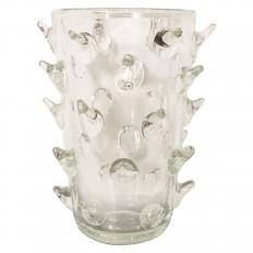 Spiked Murano glass vase