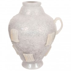 Pearlescent Murano glass vase