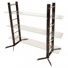 Unusual three-tier etegere