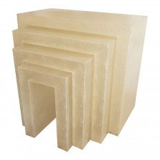 Resin nesting console tables