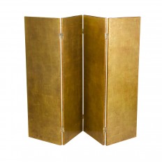 Four panel gold leafed screen