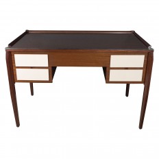 Four drawer wood desk
