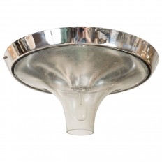 Space-age Murano glass flush mount