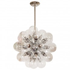 Chrome sputnik style pendant