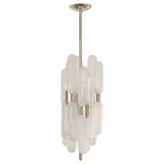 Pendant fixture with multiple frosted 